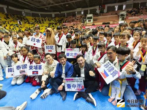 台中福爾摩沙跆拳道公開賽登場 11國逾3千好手同場競技
