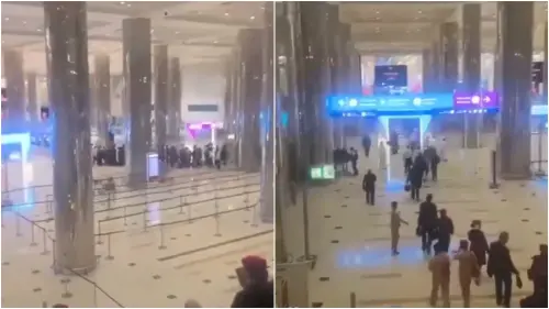 ▲杜拜國際機場傳出遭到攻擊。（圖／翻攝自X）