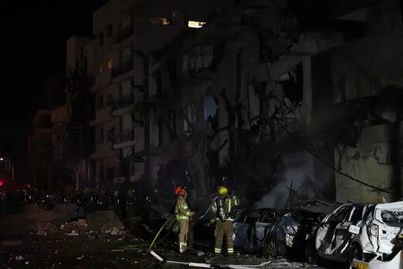 伊朗反擊！以色列特拉維夫遭飛彈襲擊　傳1死20傷