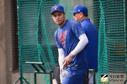 ▲WBC經典賽中華隊宮崎練習日，外野手宋晟睿進行打擊練習。（圖／記者葉政勳攝 ,2026.03.01）