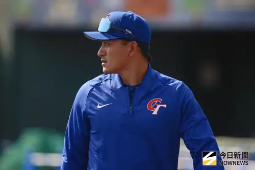 ▲WBC經典賽中華隊宮崎練習日，內野手林子偉進行打擊練習。（圖／記者葉政勳攝 ,2026.03.01）