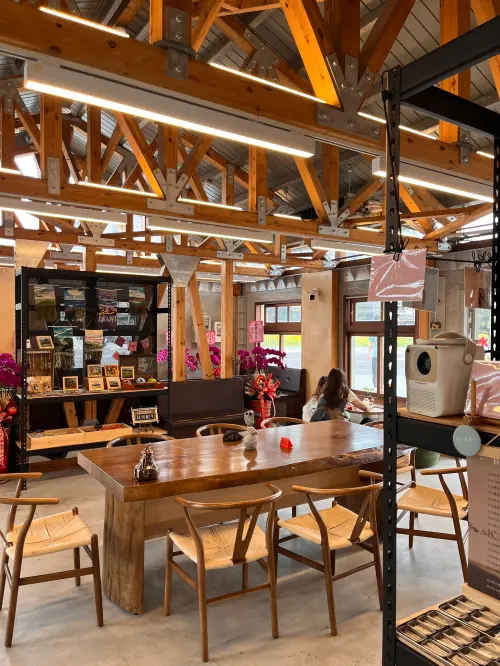 ▲言八創藝以木造空間為主，呈現溫暖的感覺(圖／文化局提供2026.3.1)