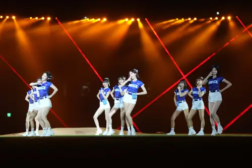 ▲台日交流賽期間，日媒《東京體育》也特別撰文報導台灣啦啦隊CT AMAZE，稱其為「銀河系美女軍團」。（圖／挺悍運動行銷提供）