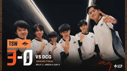 LOL／DCG 0:3慘遭TSW橫掃！LCP賽區台港澳時代終結　越南新王登基