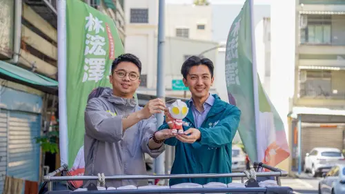 參訪冬日遊樂園　林浤澤邀竹市議員劉康彥交流市政經驗