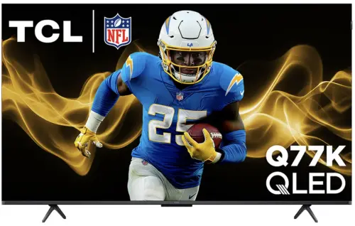 ▲TCL Q77K系列4K QLED電視以平價電視來說，畫質相當不錯，不過對比度較差。（圖／翻攝自好市多官網costco.com/）