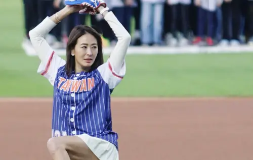 ▲賈永婕熱愛運動，還為應援中華隊，親自現身東京巨蛋。（圖／賈永婕的跑跳人生FB）