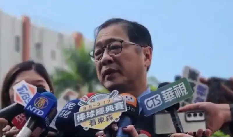 ▲法務部部長鄭銘謙受訪。（圖／記者劉松霖攝）