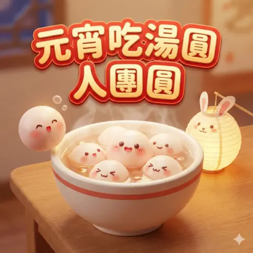 ▲2026元宵節快樂圖片、早安圖，《NOWNEWS》祝您佳節愉快。（圖／AI生成）