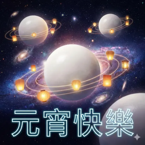 ▲2026元宵節快樂圖片、早安圖，《NOWNEWS》祝您佳節愉快。（圖／AI生成）