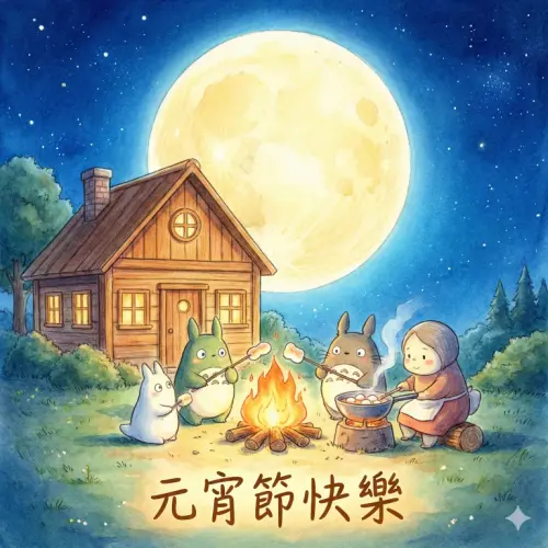 ▲2026元宵節快樂圖片、早安圖，《NOWNEWS》祝您佳節愉快。（圖／AI生成）