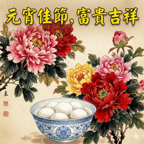 ▲2026元宵節快樂圖片、早安圖，《NOWNEWS》祝您佳節愉快。（圖／AI生成）