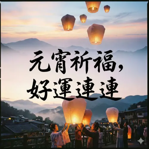 ▲2026元宵節快樂圖片、早安圖，《NOWNEWS》祝您佳節愉快。（圖／AI生成）