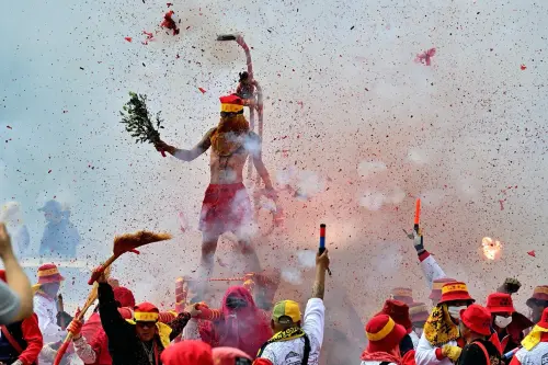 元宵節台東炸寒單懶人包》習俗由來、防護裝備攻略、兩天遶境路線