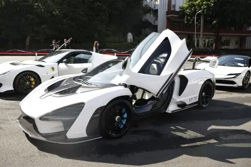 ▲MCLAREN Senna起標價6400萬元，無人出價最終流標。（圖／記者吳翊緁攝）