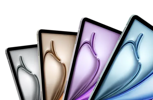 ▲ iPad Air M4版提供藍色、紫色、星光色和太空灰色四款外觀。（圖／翻攝官網）