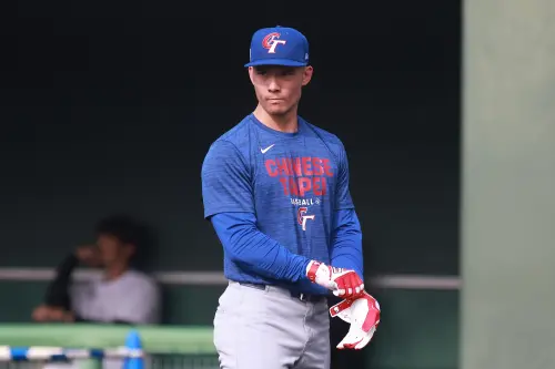 ▲「費仔」費爾柴德（Stuart Fairchild）扛下經典賽中華隊第一棒。（圖／記者葉政勳攝）