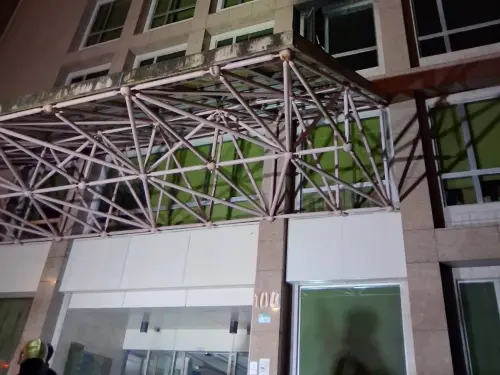 ▲公視大樓火警。（圖／北市消防局提供）