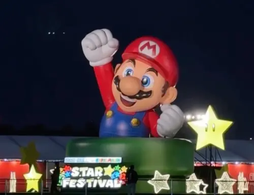 台灣燈會瑪利歐區太扯！遊客愛上：根本環球影城　北部人都被燒到