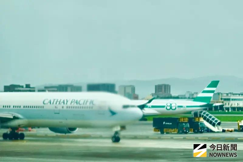    ▲國泰航空客機。（圖／記者李青縈攝）  
