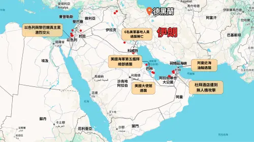 中東戰雲密佈！伊朗報復怒火波及國家一圖看　多國發聲譴責