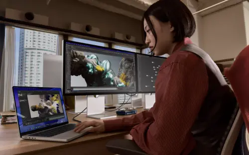 ▲MacBook Pro M5版本擁有更長的續航力。（圖／官方提供）