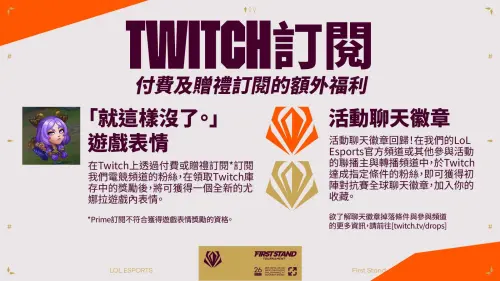 ▲儘管First Stand舉辦場館規模受質疑，但對線上觀眾而言仍有吸引力，在Twitch觀賞掉寶活動。（圖／LOL Esports）