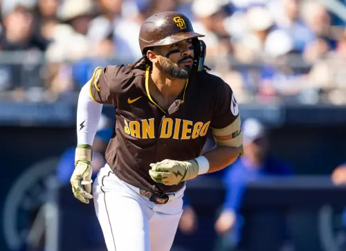 ▲多明尼加今日排出的打序星光熠熠，由教士球星塔提斯（Fernando Tatis Jr.）敲出適時二壘安打追平比分拉開序幕。（圖／路透／達志影像）