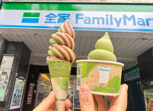 ▲全家霜淇淋新口味，「伊藤園抹茶霜淇淋」濃郁升級回歸！即起至3月7日限時3天，APP快閃優惠5支188元。（圖／記者鍾怡婷攝）