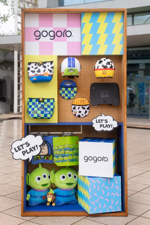 ▲Gogoro 這次寵粉無極限，同步推出 4 款玩具總動員系列限定周邊，兼具實用性與高顏值，準備擄獲廣大玩具總動員粉絲的心！