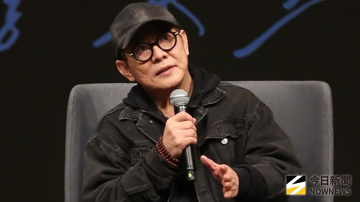 ▲李連杰現身台灣演講，親自回應吃小孩、養小鬼、換血回春的傳聞，直呼「這也太殘忍」。（圖／記者邱曾其攝）