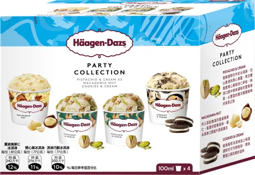 ▲HÄAGEN-DAZS派對迷你杯四入組，原價$516元，特價$375元。（圖／city’super提供）