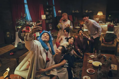 ▲嚴正嵐與涂善存重逢，並意外加入老同學的訂婚派對。（圖／網銀國際影視）