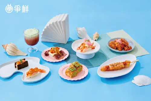 ▲爭鮮x李多慧「甜心應援壽司」系列新品。（圖／爭鮮sushiexpress.com.tw)