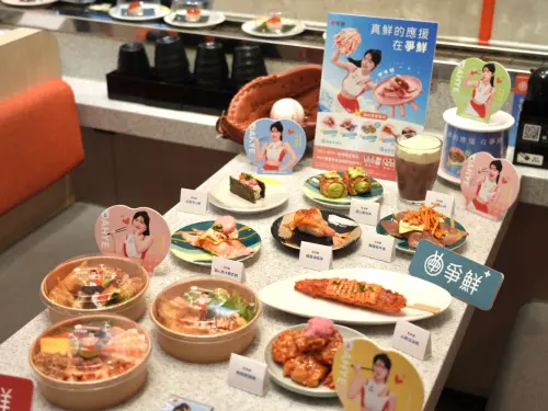 ▲李多慧來了！爭鮮推出「甜心應援壽司」開吃。（圖／爭鮮sushiexpress.com.tw)