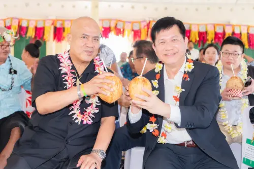 林佳龍抵吐瓦魯！總統特使身分啟動榮邦計畫　深化台吐共榮條約