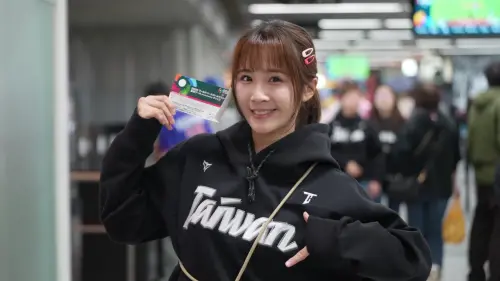 ▲沈珈妤（凱伊，如圖）赴日本東京觀賞經典賽，為中華隊加油。（圖／張一笙提供）