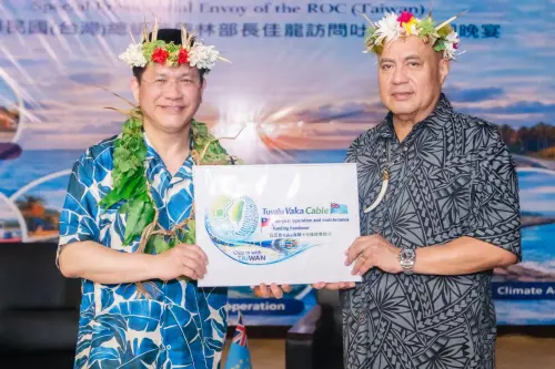 林佳龍感謝吐瓦魯總理盛情款待　期許建立「kaitasi」般家人情誼