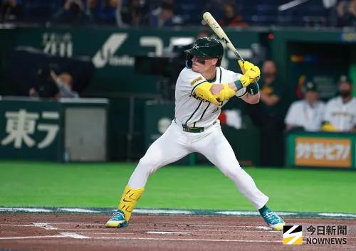 ▲澳洲狀元郎巴扎納（Travis Bazzana）踩著中華隊的痛處，在東京巨蛋一次實現了從小到大的WBC出賽夢想。（圖／記者葉政勳攝）