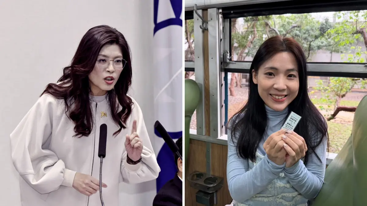 ▲國民黨主席鄭麗文（左）稱軍購條例有和提出8100億版本的藍委徐巧芯（右）溝通至少兩次。（圖／記者翻攝徐巧芯臉書、記者吳翊緁攝）