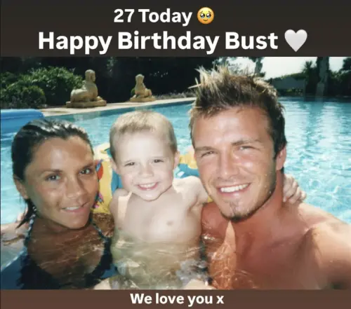 貝克漢家庭破冰無望！為27歲兒慶生高喊愛你　布魯克林不甩仍斷聯