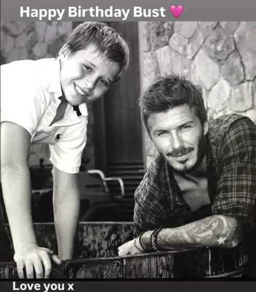 ▲布魯克林貝克漢（左）從小到大都受到爸爸大衛貝克漢（右）的寵愛，卻堅持要跟爸媽、弟妹劃清界線、保持距離。（圖／摘自 IG@davidbeckham）