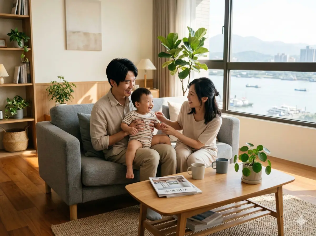 ▲內政部宣布透過三軌政策擴大支持青年，預計將有 18 萬戶婚育家庭受惠於社宅優先入住、租金補貼加碼及育兒修繕金等福利。（示意圖／由Gemini生成／NOWNEWS監製）