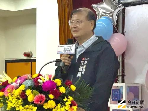 ▲高雄市政府勞工局局長江健興致詞。(圖／記者黃守作攝，2026.03.05)