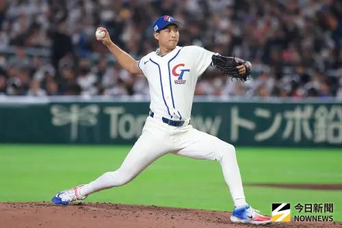 ▲2026年世界棒球經典賽，中華隊投手沙子宸中繼完成2局，也成功解決大谷翔平。（圖／記者葉政勳攝）