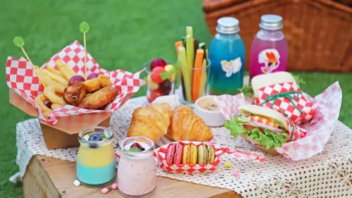 ▲Cozzi KITCHÉN餐廳推出「飛天小女警雙人派對野餐籃」。（圖／和逸飯店·台南西門館提供）