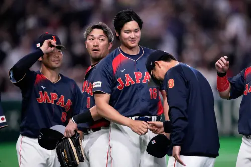 ▲由大谷翔平領軍的日本隊轟垮中華隊投手群，這場比賽也是日本隊史第二度扣倒中華隊。（圖／美聯社／達志影像）