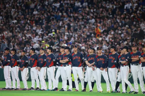 ▲WBC日本隊是以大谷翔平為首的大聯盟球星為核心組成，投打都是世界最頂級，與2024年12強堪稱不同球隊。（圖／記者葉政勳攝）