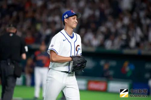 ▲沙子宸在中華隊氣勢最低迷之際中繼登板，努力阻止失分進一步擴大。（圖／記者葉政勳攝）