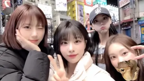 ▲李今珠（左起）、千昭允、車榮玹、朴淡備等人昨日抵達東京，即將為接下來賽事應援。（圖／記者張一笙攝）